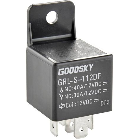 GoodSky GRL-S-112DF Relè per auto 12 V/DC 40 A 1 scambio (1/3)
