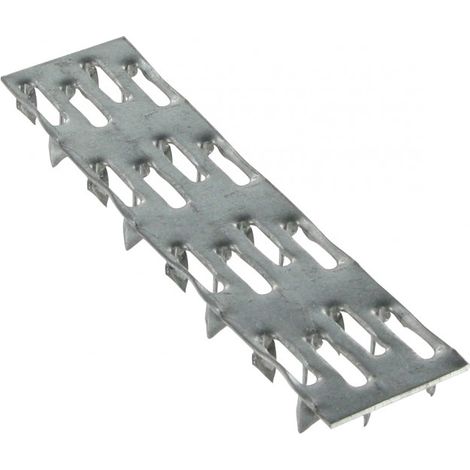 Simpson Strong Tie – Plaque de réparation 25x100mm – Pour réparation bois endommagé – Fixation robuste pour poutres – Application chantier humide
