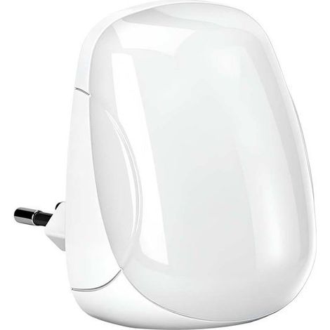 Lampe veilleuse - AVIZAR - Veilleuse LED Compact - Anti-éblouissement - Branche sur prise - Rechargeable USB