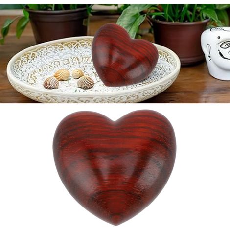 Tragbarer herzförmiger Holzschmuck, Stil 2 (1/5)