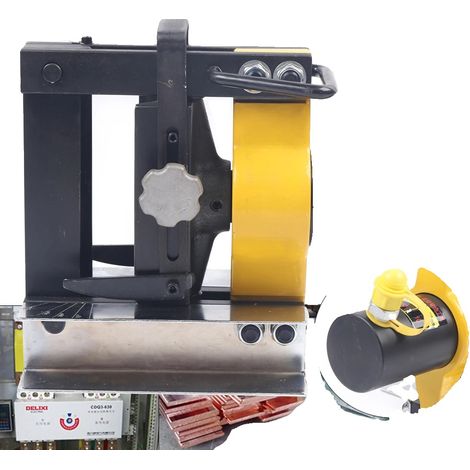 Plieuse de barres bus en hydraulique, 16T de tonnage, 150mm de largeur de pliage max, angle de pliage de 90-180°, acier coulé durable, portable et déplaçable (1/5)