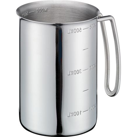 Pichet doseur de cuisine Kuchenprofi, acier inoxydable, 0,5 l