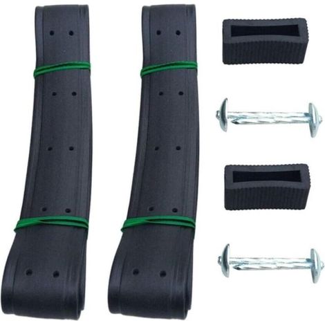 2 Pièces 90cm Attaches D'arbres, 3,8cm À Toute épreuve Pièges à Arbres Réglables pour Arbuste d'arbre De Support (Noir) (1/5)