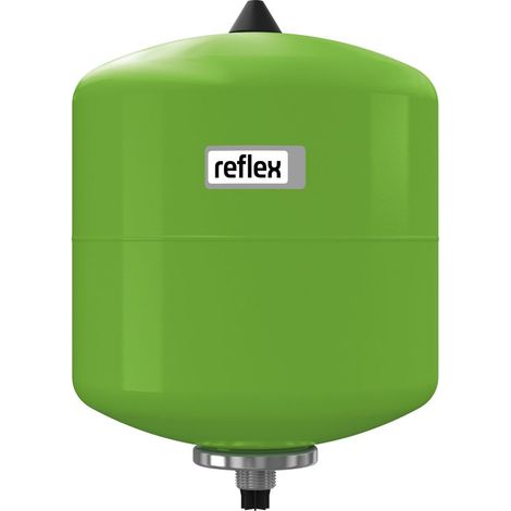 Reflex Refix DD 25, durchströmtes Membran-Druckausdehnungsgefäß, grün, 10/4 bar, 7308400