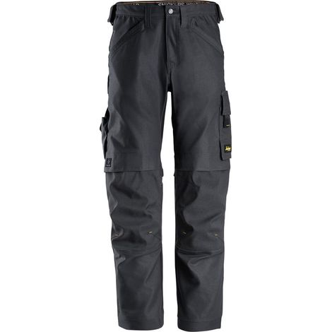 PANTALONE CANVAS STRETCH ALLROUNDWORK TG. 50 ACCIAIO (1/2)