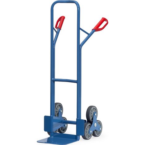 Fetra Stahlrohr-Treppenkarre, mit dreiarmigen Radsternen, Schaufelbreite 320mm (1/4)