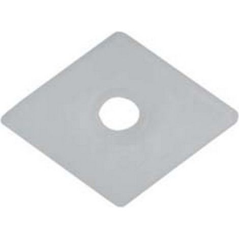 100PZ RONDELLA  A ROMBO IN PLASTICA - mm.30x30