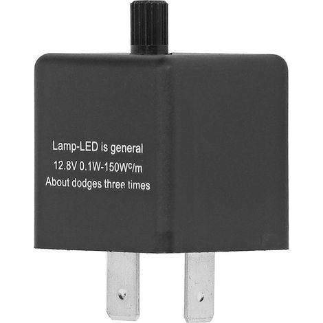 Relais clignotant LED de voiture réglable à 3 broches, fréquence de Contact normalement ouverte, réglage DC12V 10A (1/4)