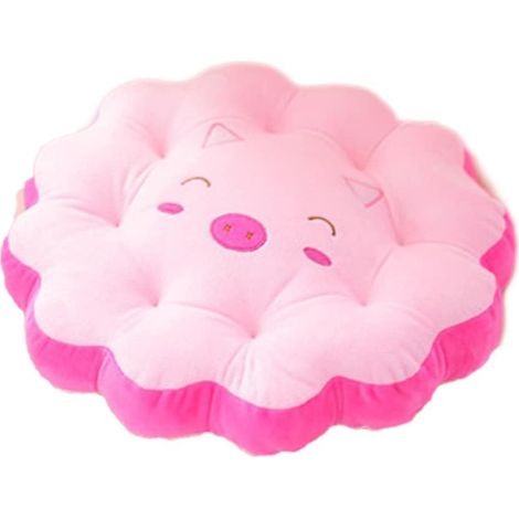 Coussins de siège décoratifs super doux et confortables Oreillers de sol de dessin animé pour les enfants ronds (1/4)