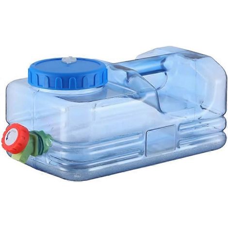 Réservoir d'eau extérieur 55 L avec robinet seau d'eau portable pour camping voyages et voiture (1/5)