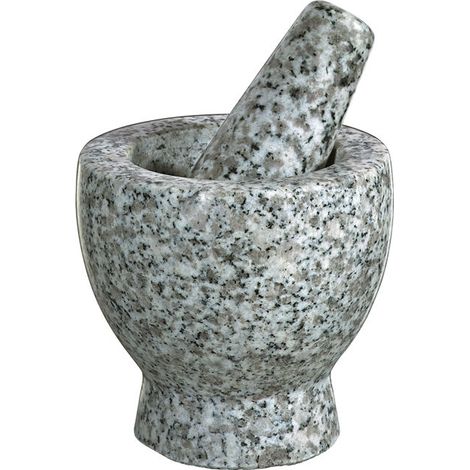 Mortero de granito Cilio Eros, diámetro 9,5 cm, 1,3 kg (1/2)