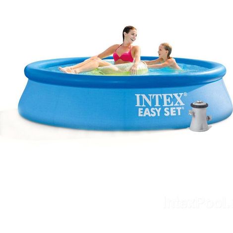 Piscina Autoportante INTEX 28108 Easy Set rotonda tonda Ø 244 H 61 con pompa