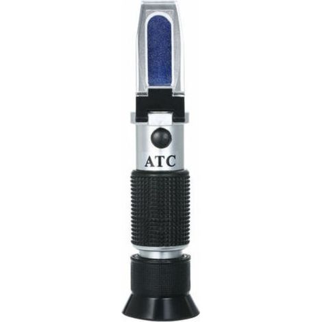 Ulisem Salinitätsrefraktometer, tragbares Meerwasserdichtemessgerät, optisches Salinitätsmessgerät, tragbares ATC-Refraktometer, Doppelskala: 0–100 ‰ & 1,000–1,070 Dichte, Salzwassertester für Aquarie (1/5)