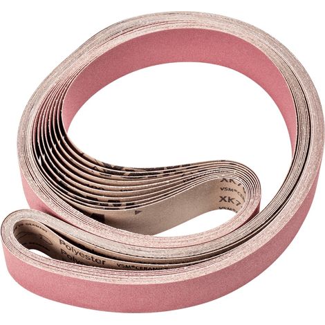 PFERD TOOLS Keramikkorn Schleifband BA 50x2000mm CO120 höchster Abtrag auf Stahl mit Bandschleifer 10 Stk (1/5)