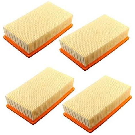 royaluxe -Lot de 4 filtres pour aspirat Hilti VC 20 U VC 40 U UM (LF 4) Karcher NT25 Filtre à air plat filtre à lamelles\\/aspirat de sol\\/aspirat de lavage\\/robot aspirat (1/5)