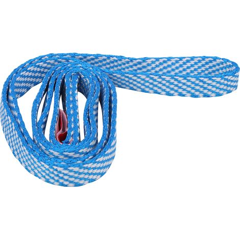 Sangle d'escalade Camnal 60 cm pour activités de plein air, sangle haute résistance, corde plate d'alpinisme, bleue (1/5)