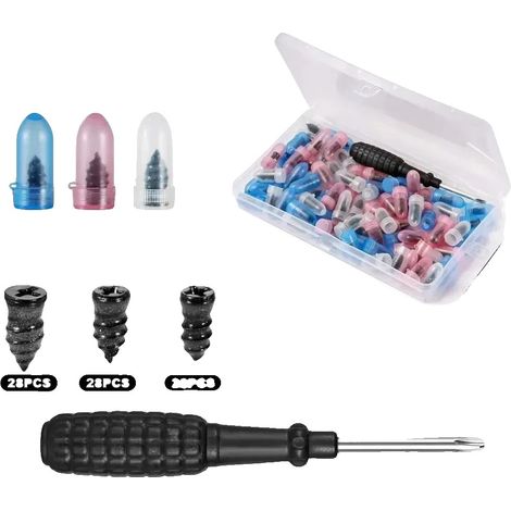 Kit de reparación de neumáticos, materiales duraderos, uso rápido en emergencias, A (1/2)