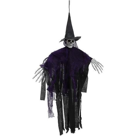 1 Stück Hexenanhänger für Halloween-Dekorationen