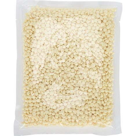 Épilation du visage, des aisselles et des jambes à la cire dure en perles, 500 g, couleur crème beige. Usage domestique et professionnel. (1/5)
