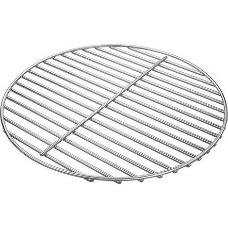 Griglia KZQ monoblocco da 34 cm in acciaio inox, compatibile con contenitori per carbone da 47 cm per griglie a carbone. (1/5)