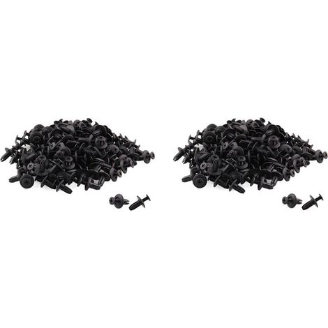 Adatto per rivetti in plastica per autoveicoli da 6 mm di diametro (240 pezzi) e clip di fissaggio per paraurti.