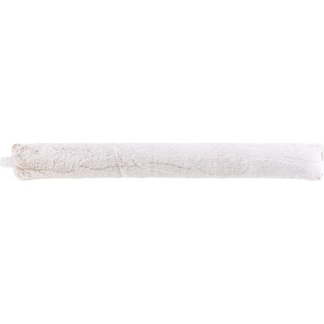 Boudin Bas de Porte Imitation Fourrure "Lynx" 80cm Naturel (1/5)