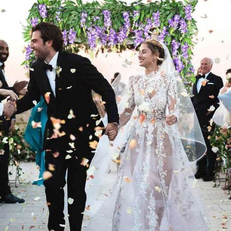 1 Couronne glycine artificielle, soie brute, tige plastique souple, 2 mètres, décoration jardin mariage (1/4)