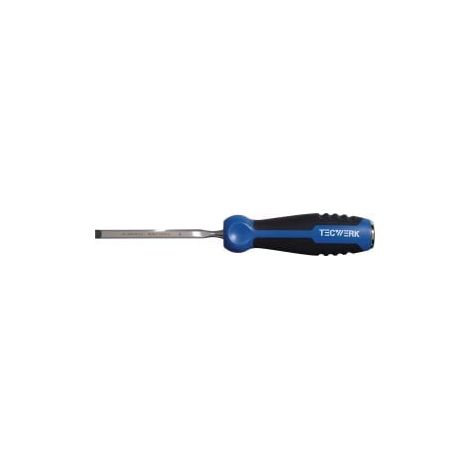 Burin de menuisier Tranchant-B.30mm avec embout de frappe acier CV TECWERK (1/2)