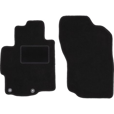 Tapis avant noirs pour : Mitsubishi Lancer VIII CY berline, sportback (2007-2016) (1/5)