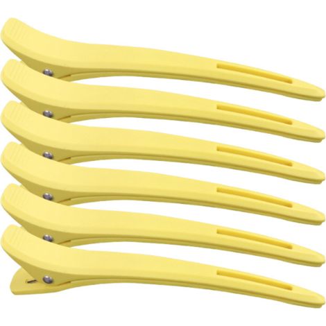 Juego de 12 pinzas para el cabello, ideales para peinar, separar y cortar el cabello. Pinzas de peluquería. (1/5)