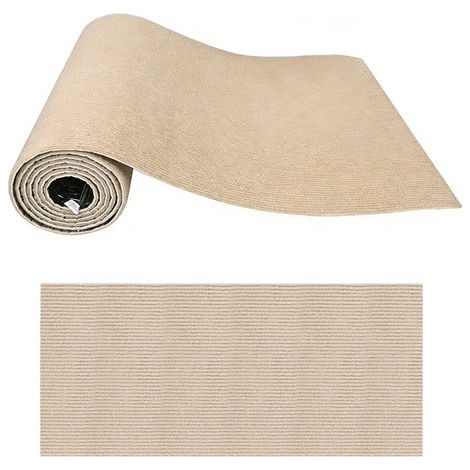 Tapis de protection anti-griffures auto-adhésif - Tapis à griffer auto-adhésif pour chats, tapis d'escalade pour griffoir, tapis de protection découpable pour meubles pour chats (beige, 100 cm x 40 cm (1/5)