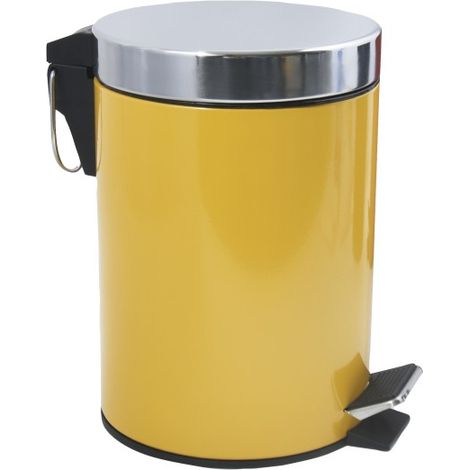 MSV Poubelle à  pédale Inox 3L Safran