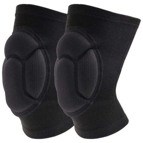 Genouillères Professionnelles pour Le Travail,Genoux Confortable pour sols abrasifs pour Gardning et Construction Danse,1 paire Élastique mousse Anti choc Taille unique (1/5)