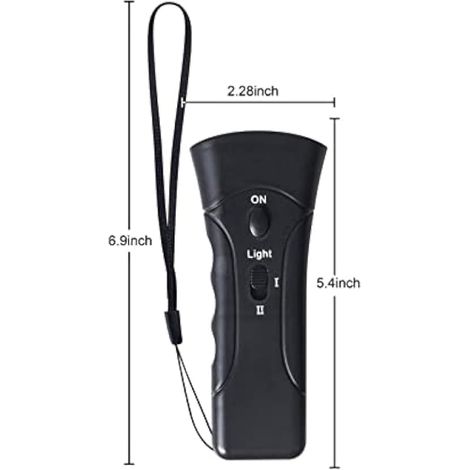 Ultrasonic Dual Head Anti Bark Dog Training Equiping Portable Chog Trainer Dog Bark Dister Dister Disponce NO More Dog Training Device (1/3)