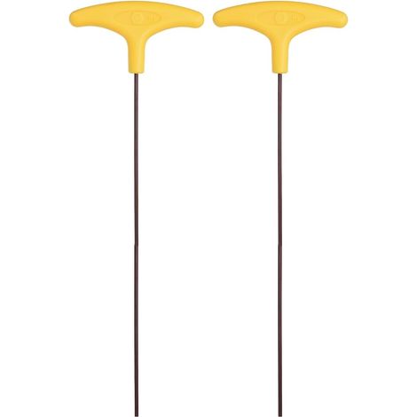 2 Pcs Clé Hexagonale À Poignée En T 3mm Jaune Clé En T Bout Plat (1/5)