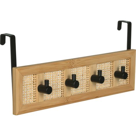 Türhakenleiste ALLEGRE BAMBOO, 4 Haken, WENKO (1/5)