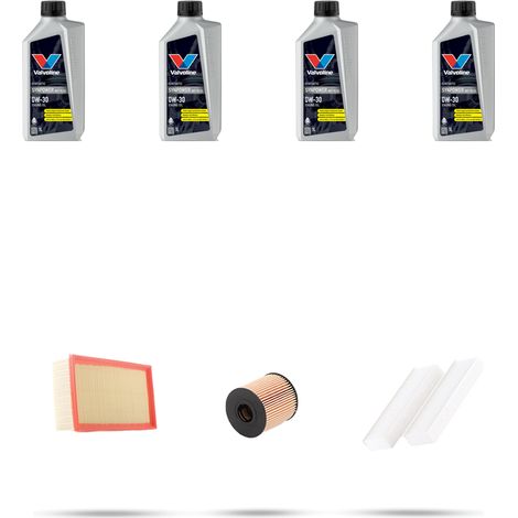Kit tagliando 3 FILTRI e 4L OLIO compatibile con Peugeot 3008 1.6 THP 115kw dal 2009 (1/5)