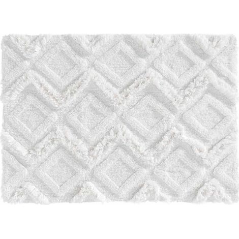 Tapis de Salle de Bain "Ikatis" 50x80cm Blanc (1/5)