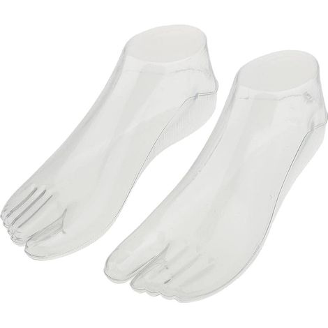 Coppia di piedi modello per scarpe, strumenti per esporre le calzature (piedi da adulto) (1/5)