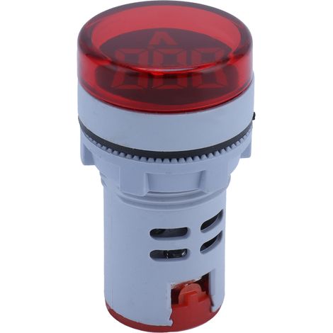 Indicateur de Tension Numérique AD16-22FSV Forme Ronde 60-500V AC Rouge (1/5)
