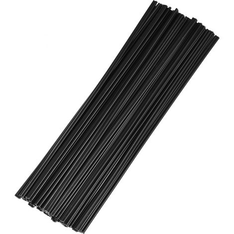 Baguettes de soudage en plastique PP, 50 pièces, en polypropylène basse densité, plates pour déflecteurs de tuyaux de pare-chocs de voiture (25cm/9,84 pouces) (1/5)