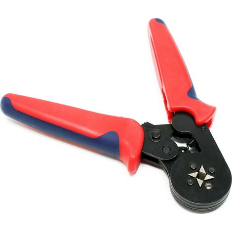 Alicates para prensar punteras 0,25-6 mm² cable autoajustable terminal de huella cuadrada 160002726