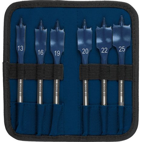 BOSCH 2.608.902.109 (6pc) 6pc Self cut spade kit 13/16/19/20/22/25mm