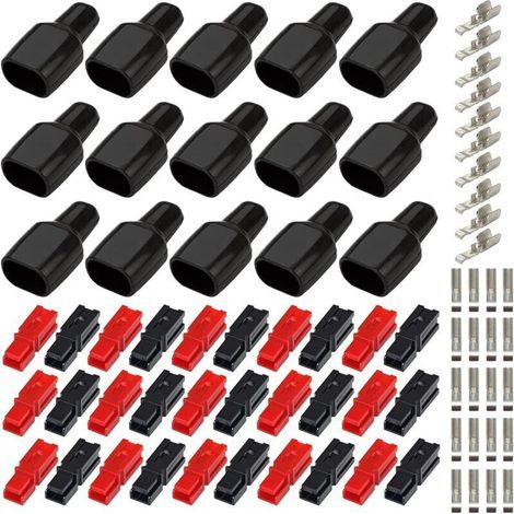 15 Pairs Quick Connect Battery Connectors 30A/45A Modular Power Connectors Quick Disconnect, Car Battery Quick Connectors (1/5)