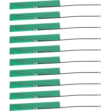 Set mit 10 NZ-4G-PCB-010 Vollband-PCB-Antennen, oxidationsbeständig, kompatibel mit NB-IoT-, 2G-, 3G- und WiFi-Modulen, einfache Montage. (1/5)