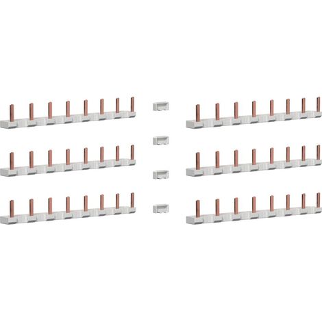 Gira Set Phasenschiene 1-p Sch./Jal.akt.16/8f Zubehör [831300], 8313 00