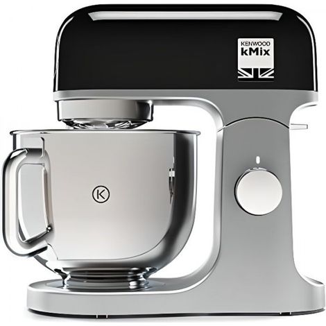Kenwood – Robot pâtissier 1000W – Bol inox 5L – 6 vitesses – 3 accessoires – Couleur noir – Idéal pour pâtisserie professionnelle - KMIX750BK
