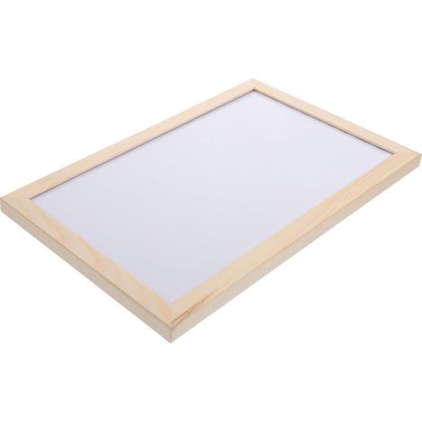 corkboard for the office with a white wooden frame Simple (1/5)