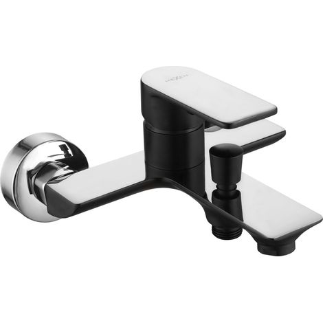 Mexen Alfa grifo de bañera, negro/cromo - 745730-71 (1/2)