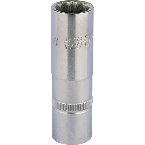 17mm 1/2 Inch Drive Deep Bi-Hexagon Socket (11935) – Heavy-Duty Metric Square Drive Socket for Automotive and Mechanical Applications (1/5)